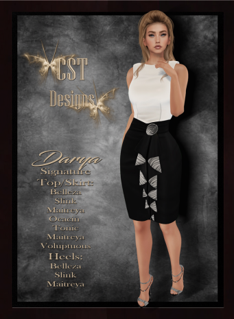 !CST Designs Darya SignatureTop and Skirt Vendor